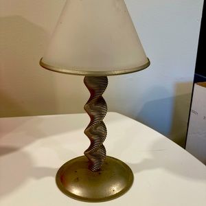 Silver candle